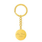 "You Are Braver Than You Believe" Circle Keychain