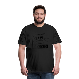 Customizable Men's Premium T-Shirt - black  