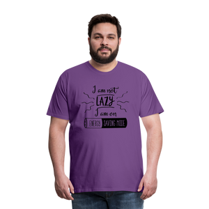 Customizable Men's Premium T-Shirt - purple  
