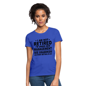 Customizable Women's T-Shirt - royal blue  