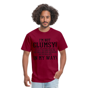 Customizable Unisex Classic T-Shirt - burgundy  
