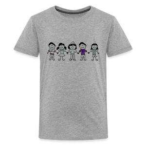 Customizable Kids' Premium T-Shirt - heather gray  