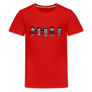 Customizable Kids' Premium T-Shirt - red  