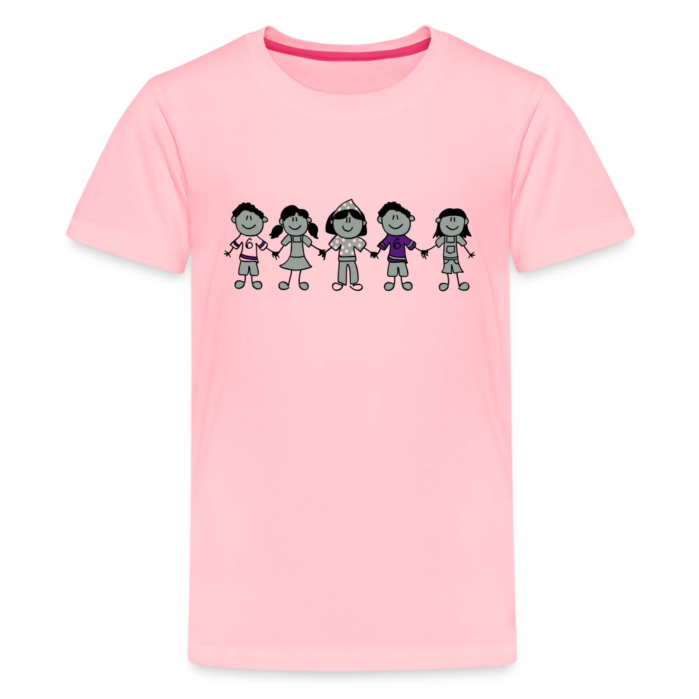 Customizable Kids' Premium T-Shirt - pink