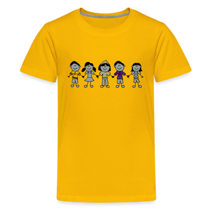 Customizable Kids' Premium T-Shirt - sun yellow  