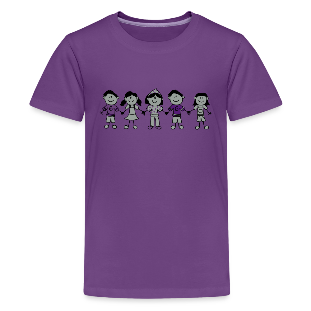 Customizable Kids' Premium T-Shirt - purple