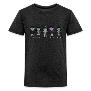 Customizable Kids' Premium T-Shirt - charcoal grey  