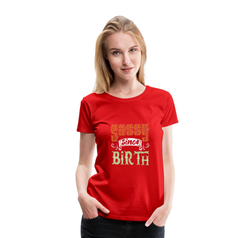 Customaizable Women’s Premium T-Shirt - red