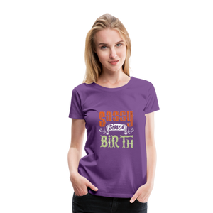 Customaizable Women’s Premium T-Shirt - purple  
