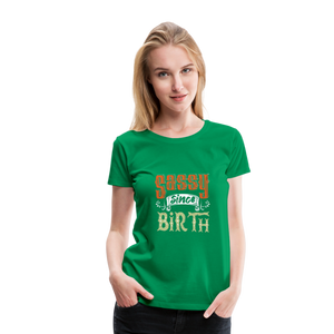 Customaizable Women’s Premium T-Shirt - kelly green  