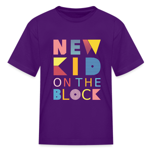 Customizable Kids' T-Shirt - purple  