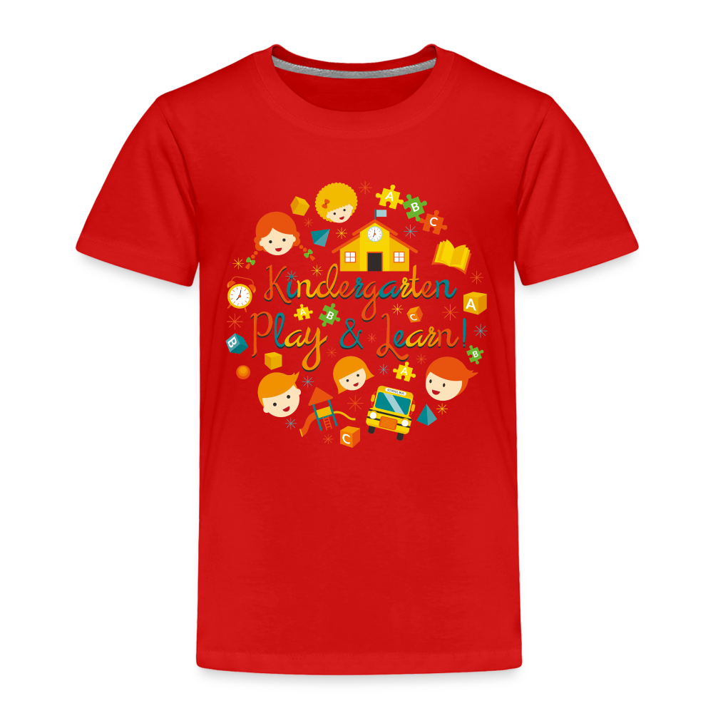 Customizable Toddler Premium T-Shirt - red