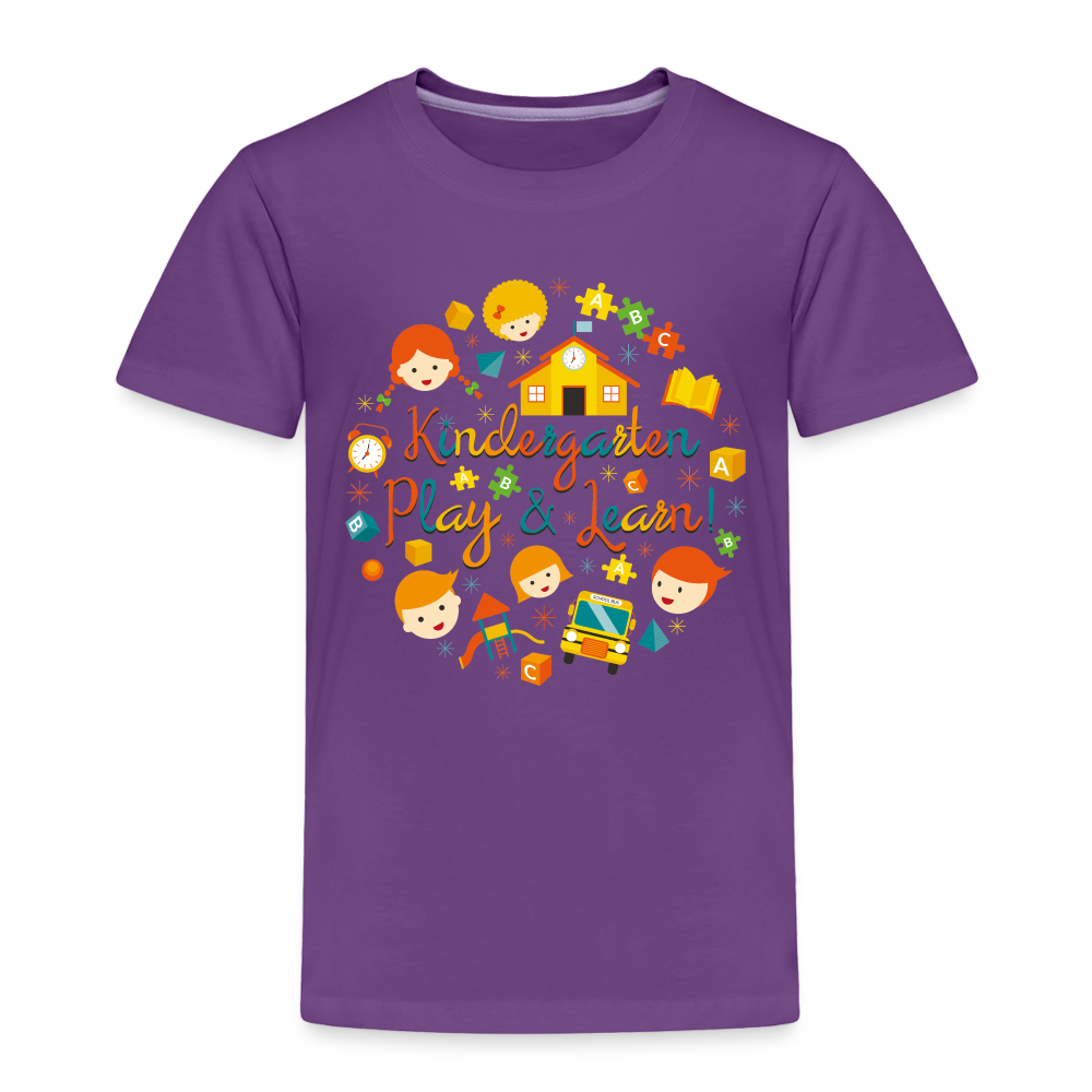 Customizable Toddler Premium T-Shirt - purple