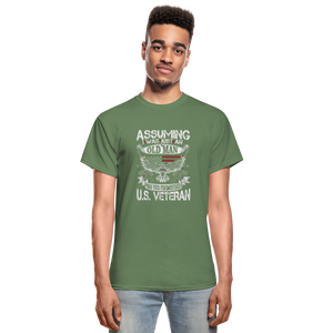 Customizable Gildan Ultra Cotton Adult T-Shirt - military green  