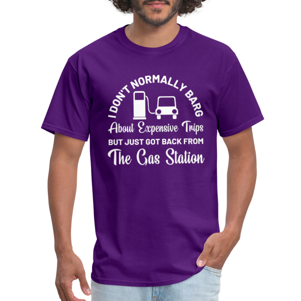 Customizable Gas Funny Unisex Classic T-Shirt - purple