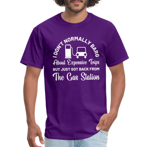 Customizable Gas Funny Unisex Classic T-Shirt - purple  