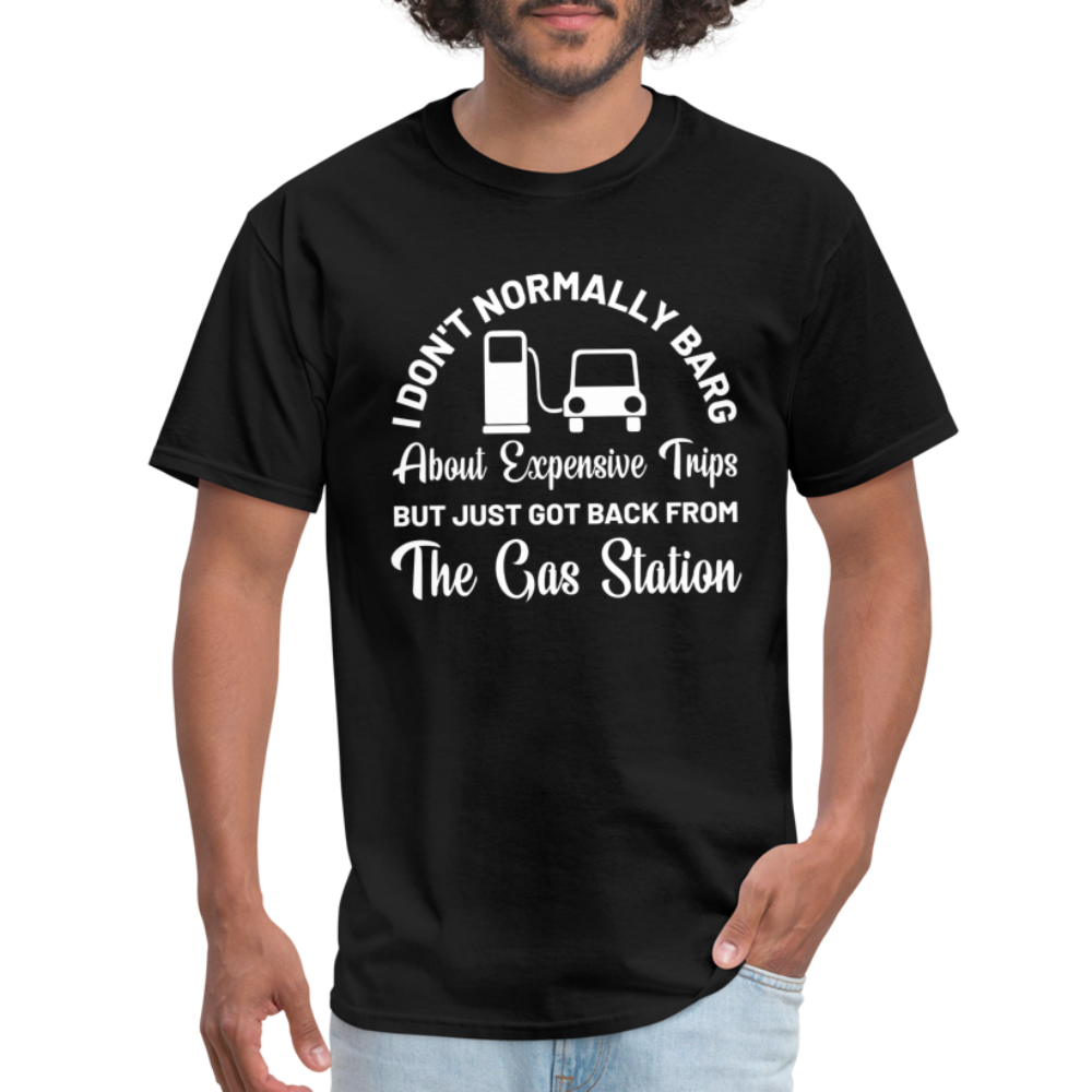 Customizable Gas Funny Unisex Classic T-Shirt - black