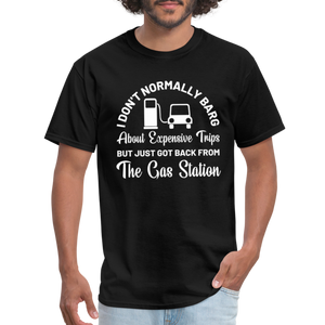 Customizable Gas Funny Unisex Classic T-Shirt - black  
