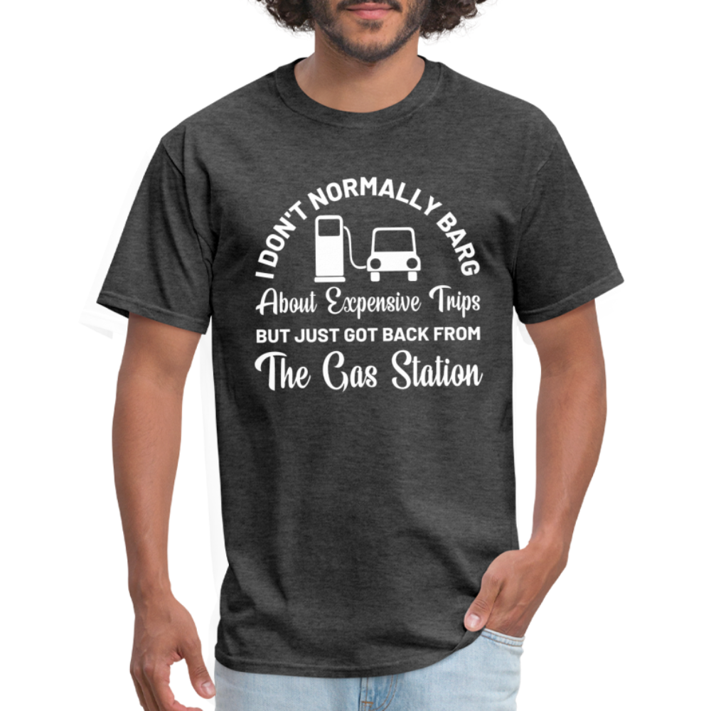 Customizable Gas Funny Unisex Classic T-Shirt - heather black