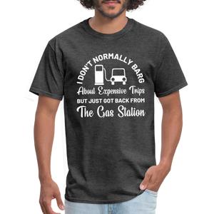 Customizable Gas Funny Unisex Classic T-Shirt - heather black  
