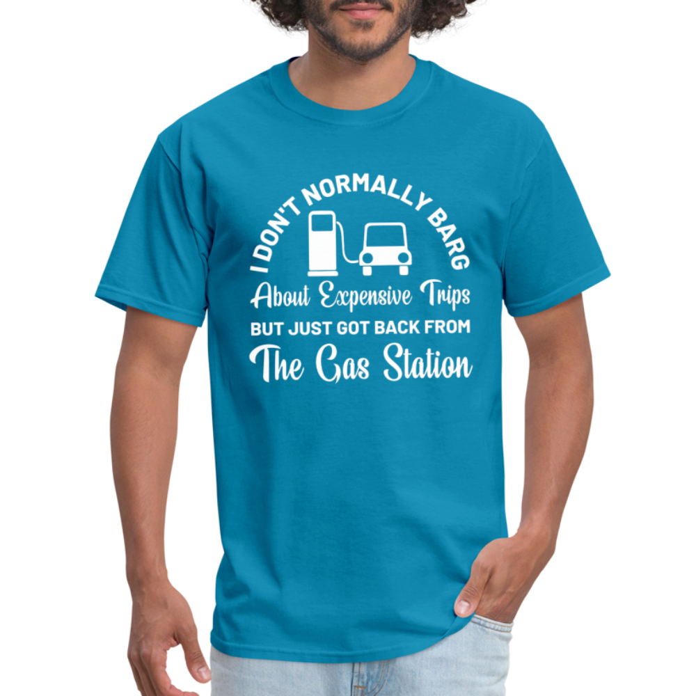 Customizable Gas Funny Unisex Classic T-Shirt - turquoise