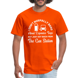 Customizable Gas Funny Unisex Classic T-Shirt - orange  