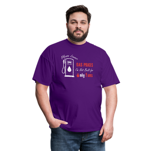 Customizable Funny Gas Unisex Classic T-Shirt - purple  