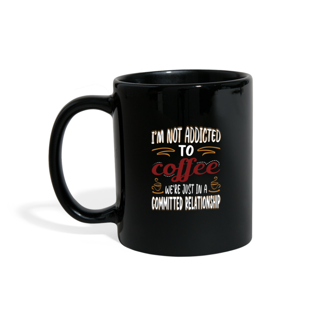 Customizable Full Color Funny Coffee Mug - black