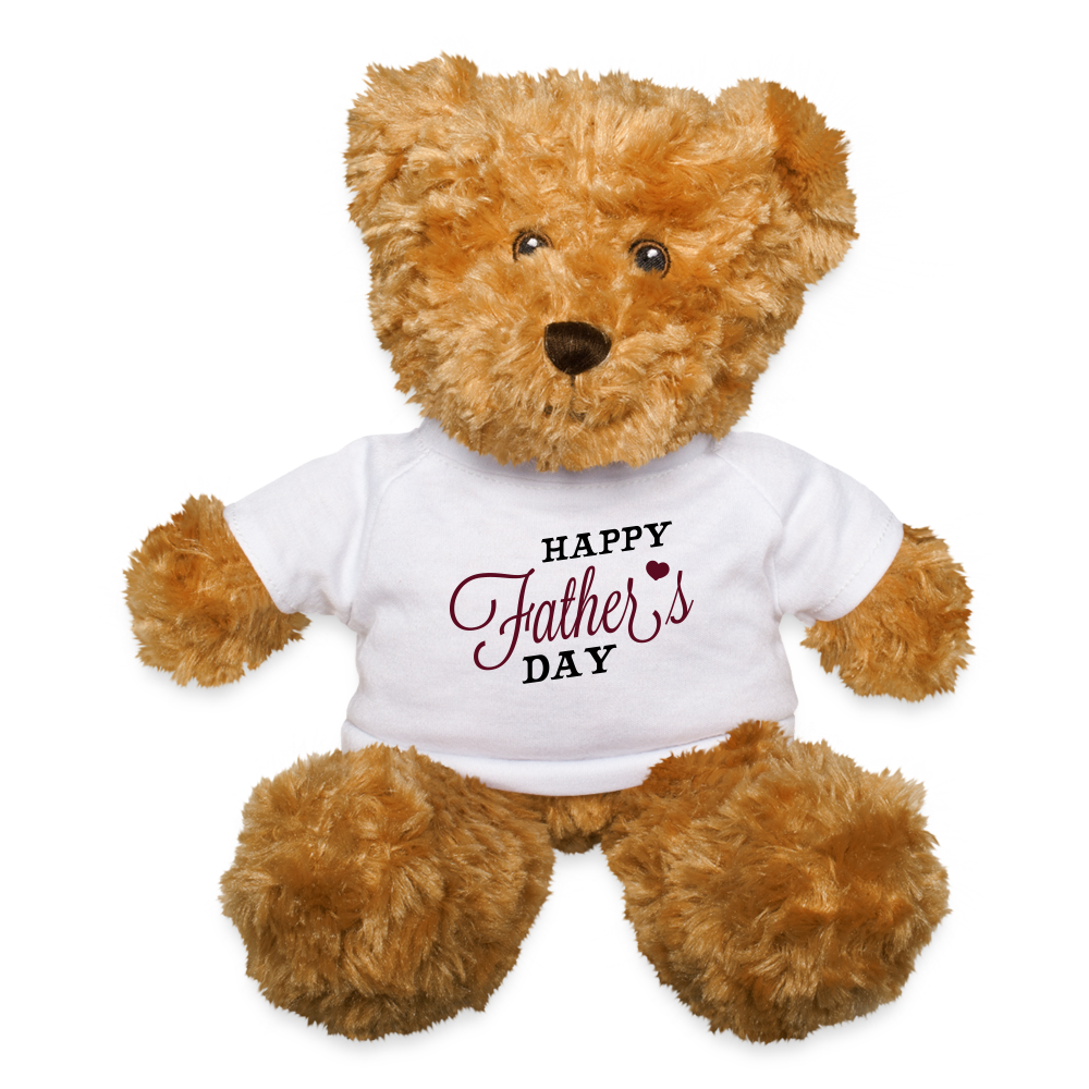 Father's Day Teddy Bear - white