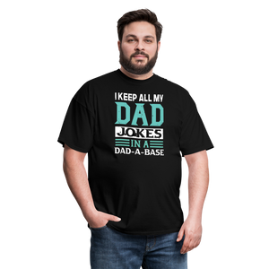 Father's Day Funny "Dad Jokes" Unisex Classic T-Shirt - black  