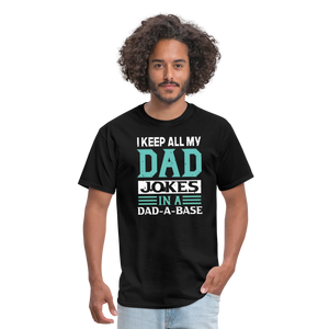 Father's Day Funny "Dad Jokes" Unisex Classic T-Shirt - black  