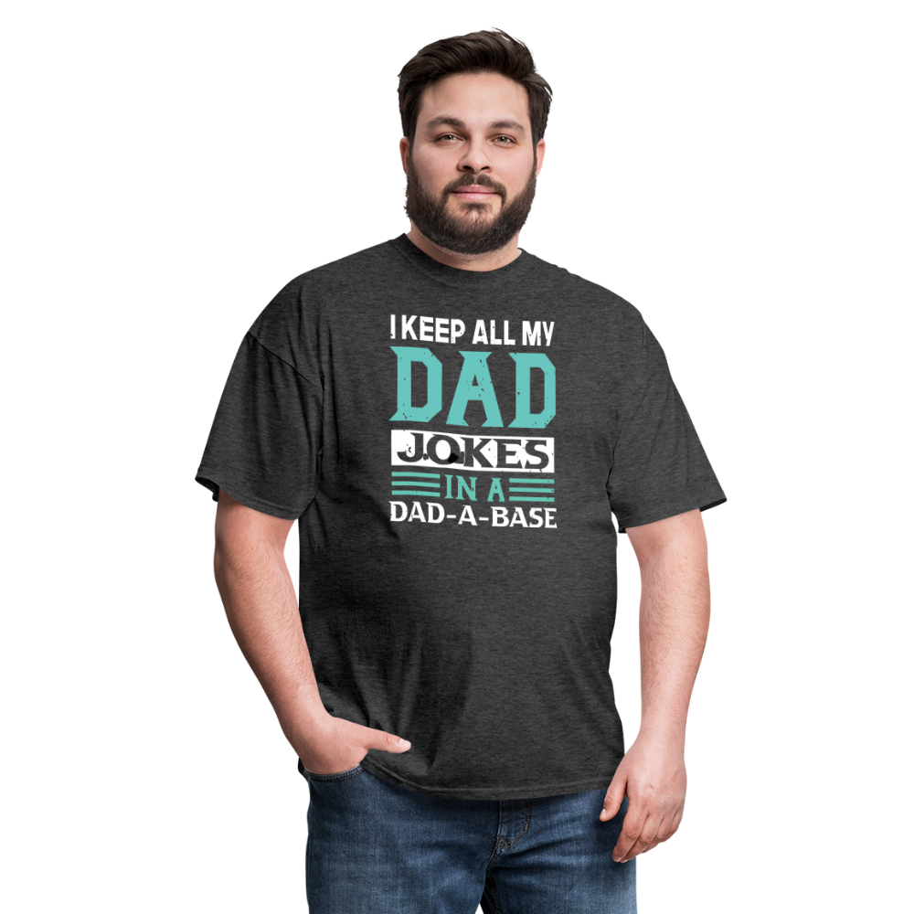 Father's Day Funny "Dad Jokes" Unisex Classic T-Shirt - heather black