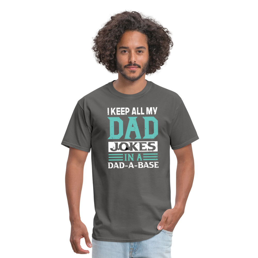 Father's Day Funny "Dad Jokes" Unisex Classic T-Shirt - charcoal