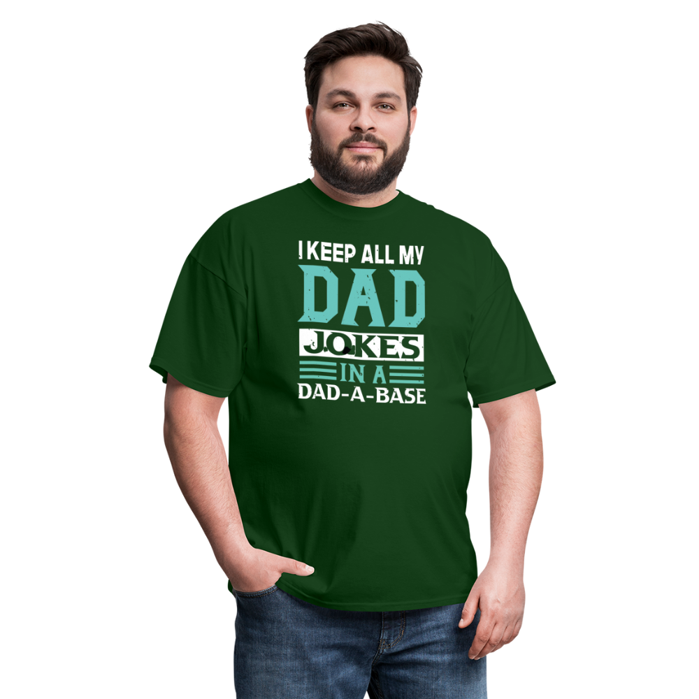 Father's Day Funny "Dad Jokes" Unisex Classic T-Shirt - forest green