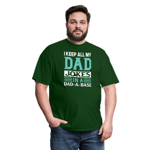 Father's Day Funny "Dad Jokes" Unisex Classic T-Shirt - forest green  