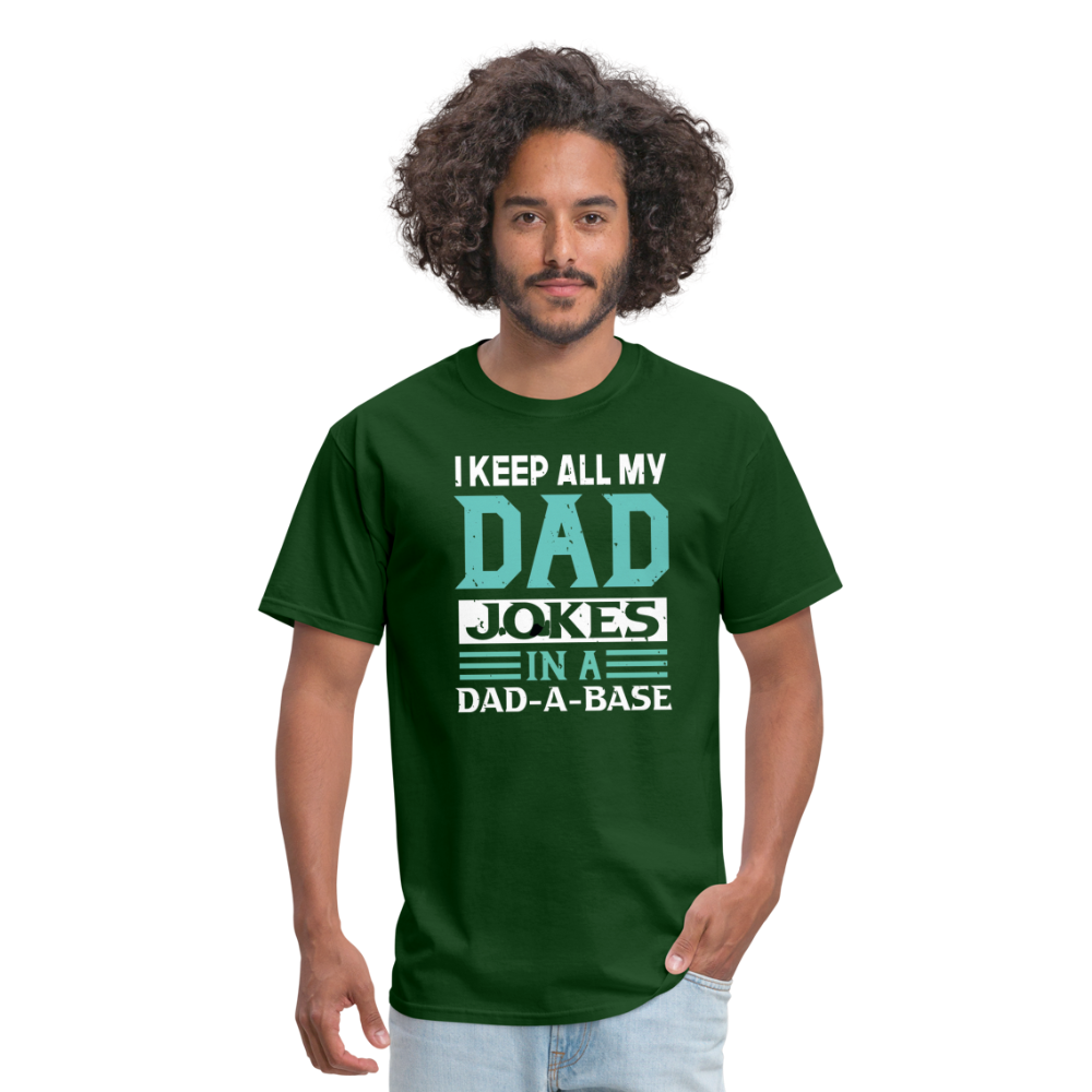 Father's Day Funny "Dad Jokes" Unisex Classic T-Shirt - forest green