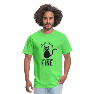 It's Fine I'm Fine Everything is Fine Unisex Classic T-Shirt - kiwi  