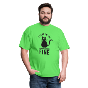 It's Fine I'm Fine Everything is Fine Unisex Classic T-Shirt - kiwi  