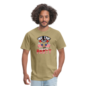 "We The People Want To Party" Unisex Classic T-Shirt - khaki  
