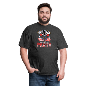 "We The People Want To Party" Unisex Classic T-Shirt - heather black  