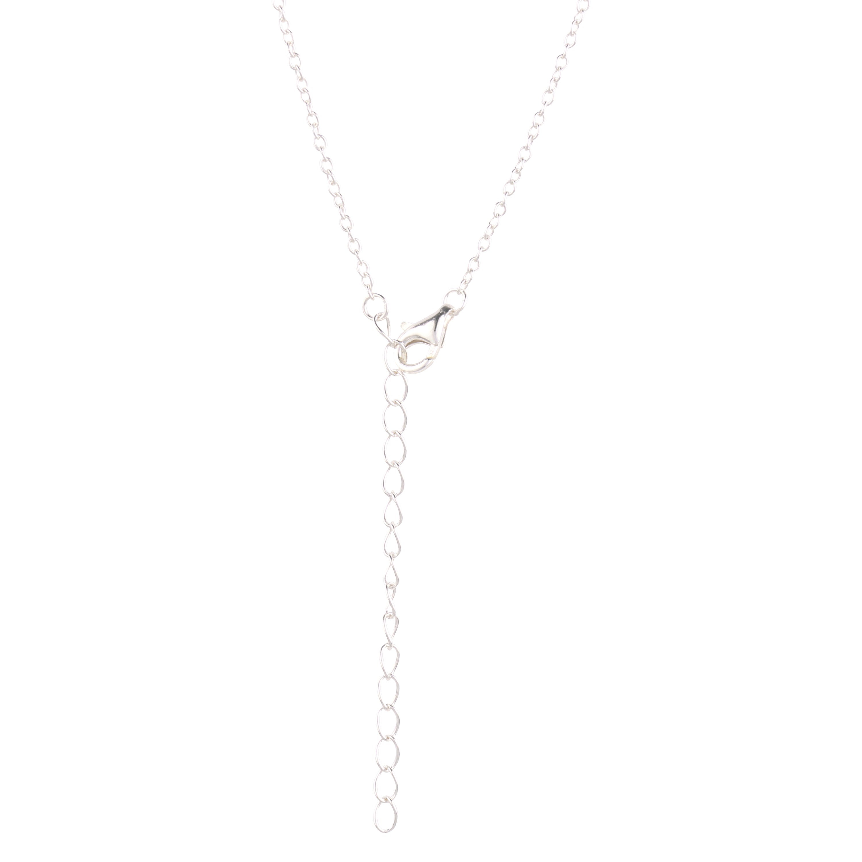 "Place in my heart" 14K Silver Plated Love Heart Pave Pendant Necklace
