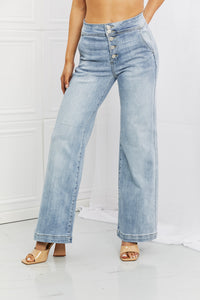 Full Size Luisa Wide Flare Jeans  