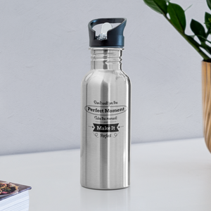Customizable Water Bottle - silver  