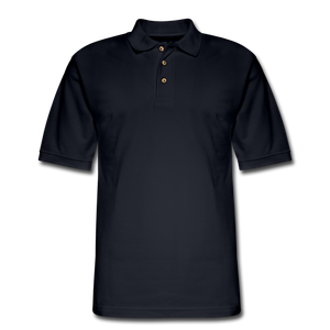 Customizable Men's Pique Polo Shirt - midnight navy  